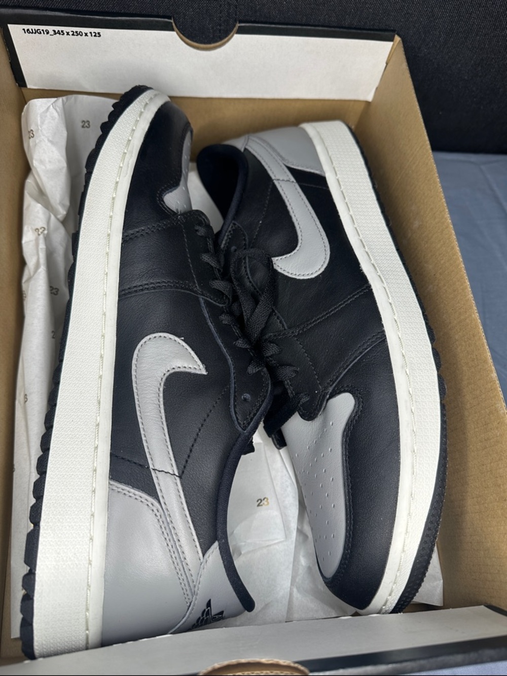 Nike Men’s Low-Top Sneakers in Black and Gray